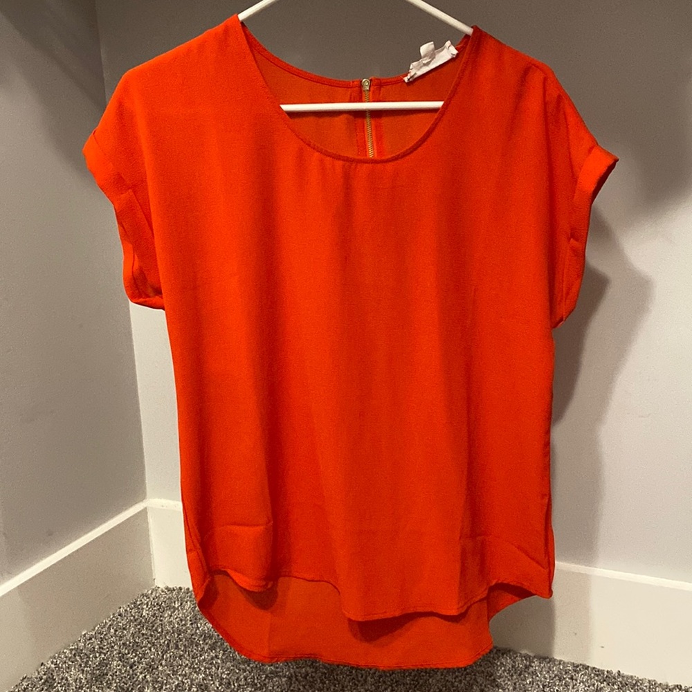Pink Rose Red Blouse